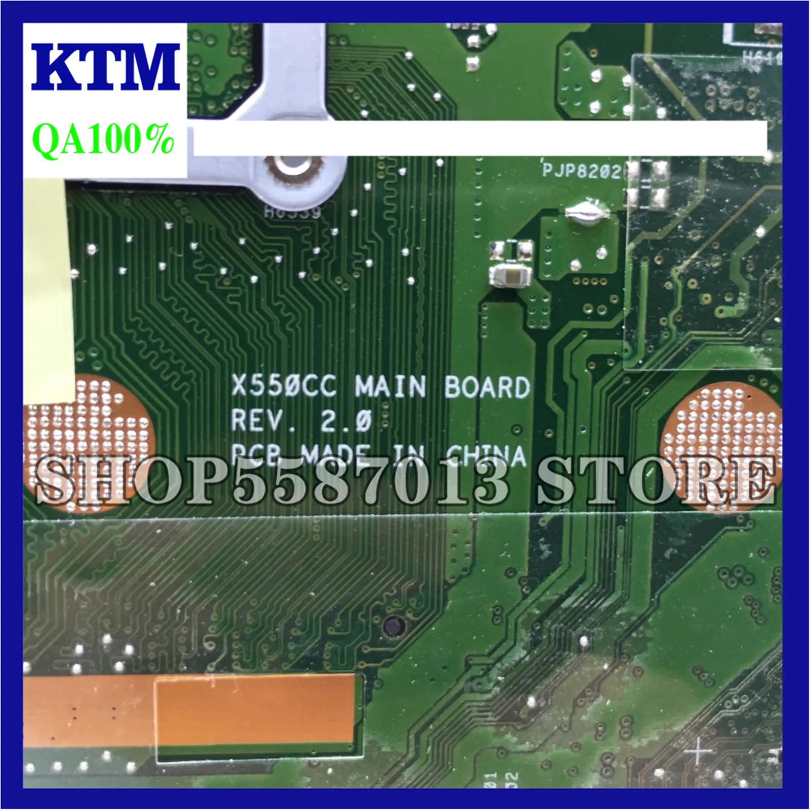 

KEFU X550CA For ASUS X550 X550C X550CA X550CL Laptop Motherboard X550CA Mainboard I7-CPU GM 100% WORK Test original Motherboard