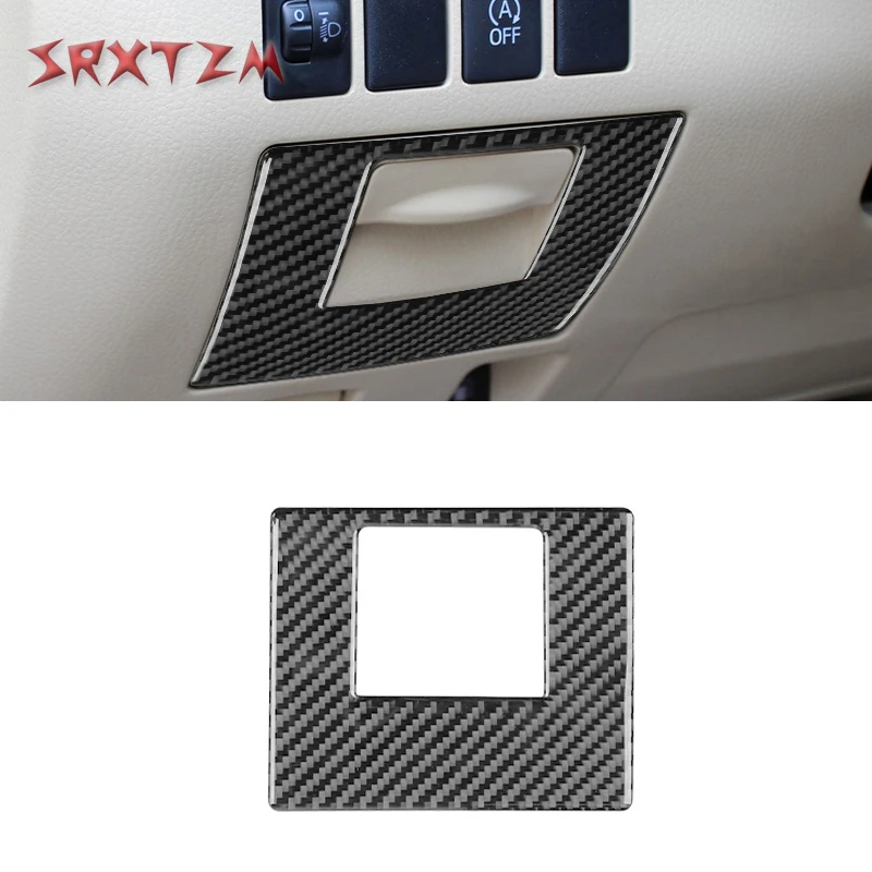

Carbon Fiber Storage Box Trim Cover Interior Styling For Toyota Highlander 2015 2016 2017 2018 Interior Car Accessories