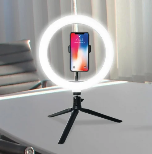 26 см USB кольцо свет 5 Вт 128 бусины фото диммируемая студийная камера макияж