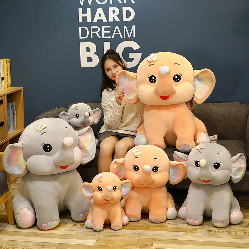 

40/55cm Cute Big Ear Dumbo Animal Doll Soft Dumbo Animal Pillow Filled Full Child Birthday Gift