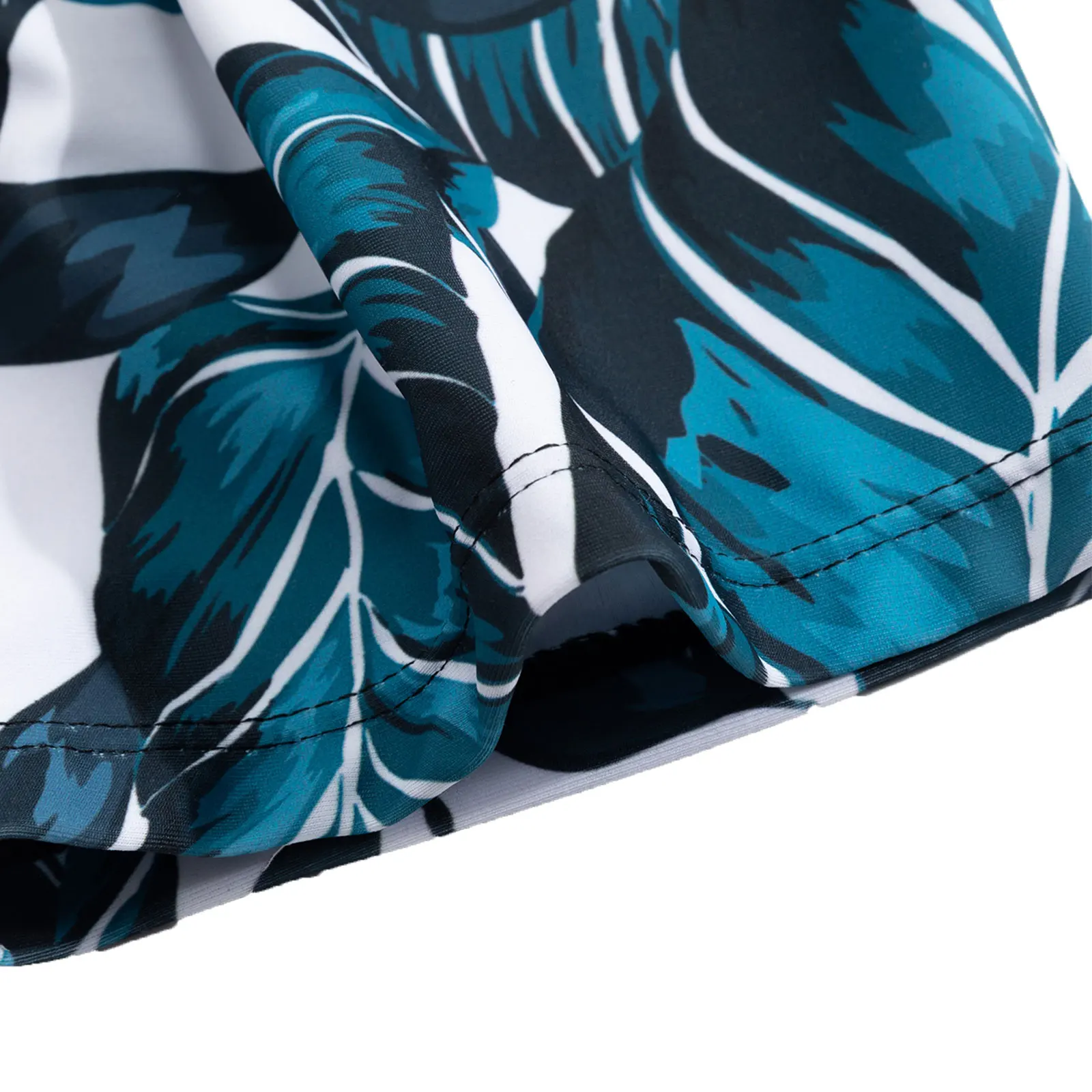 Шорты мужские пляжные с принтом листьев дышащие стринги тропический Океанский