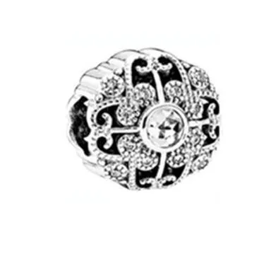 24 New 925 Sterling Silver Fashion capital Pendant Beads Fit Original Diy Bracelet Charms Jewelry making - Цвет: 24