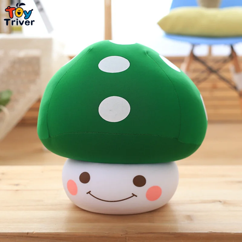 Милые плюшевые игрушки в виде красных грибов мягкая кукла подушка из пенопласта