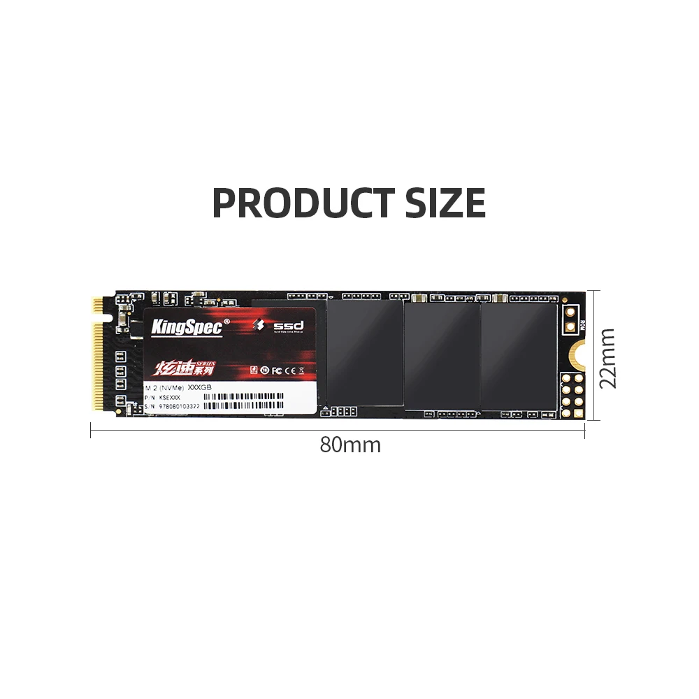 KingSpec M2 SSD M.2 256GB PCIe NVME 128GB 512GB 1TB Solid State Drive 2280 Internal Hard Disk hdd for MSI Asrock,Samsung X30