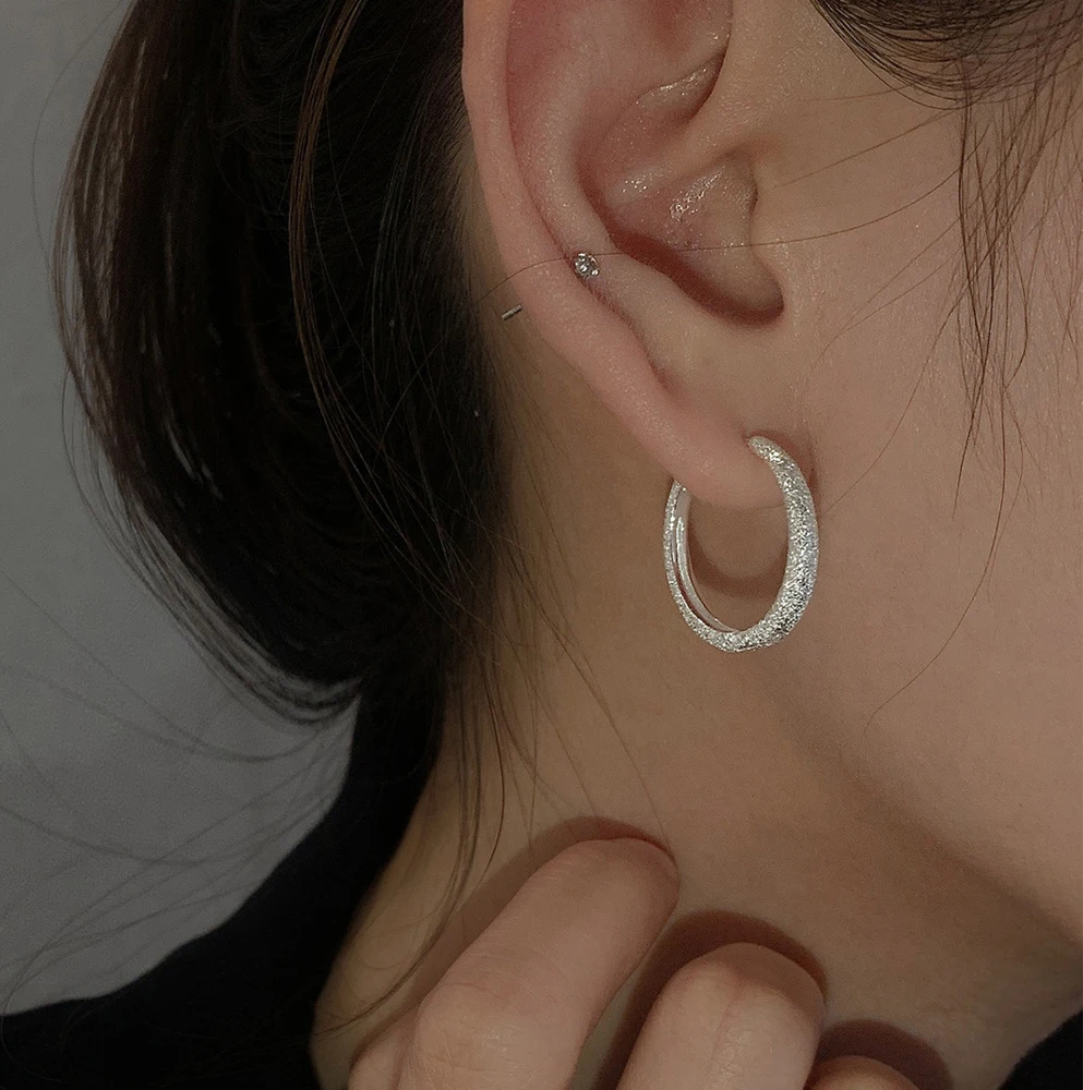 

2021 New Trend In The New Tide Restoring Ancient Ways is Contracted Temperament Of women Earrings Circle Earrings