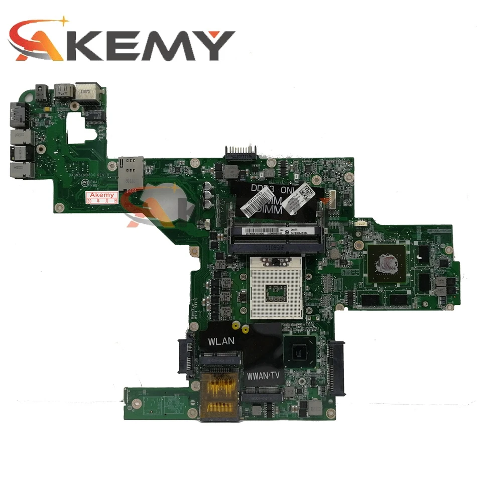 Оригинальная материнская плата для ноутбука DELL XPS L502X HM67 GT525M GT540M CN-0C47NF 0C47NF DAGM6CMB8D0