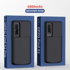 6800 мАч Расширенный телефон Батарея Мощность чехол для OPPO Find X2 Портативный Мощность банка для OPPO Find X2 Pro Батарея Мощность зарядный чехол s