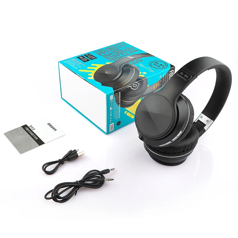 

bluetooth wireless headphone HIFI Over-ear headset 5.0 business sports foldable TF card computer phone game headphones
