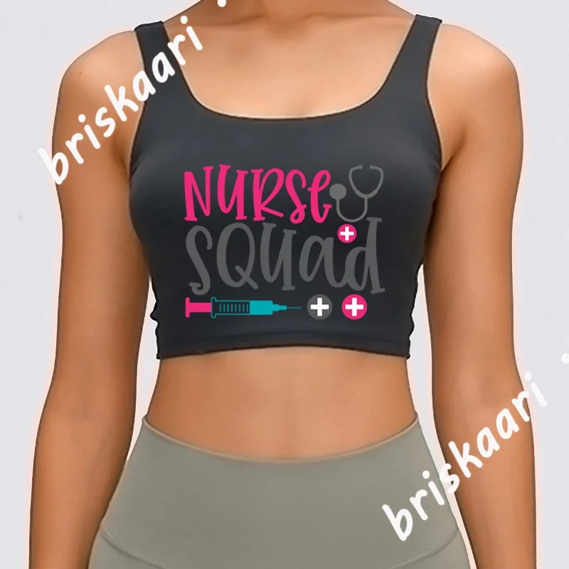 

Nurse Squad Tank Top Gift Customize Funny Casual Vintage Unique Euro Size S-4xl Top Tees Spring Vest