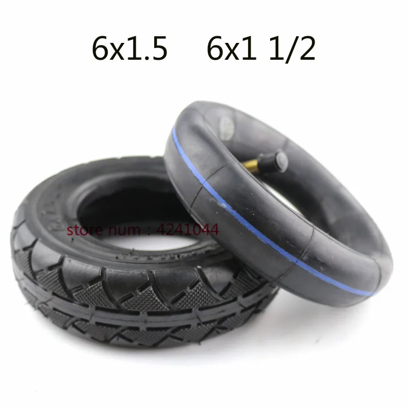 tyre and tube 6X1,5 шины 6 дюймов шины и внутренняя труба комплект ступицы Электрический Скутер колеса стул грузовик 6x1 1/2 - Цвет: tyre and tube
