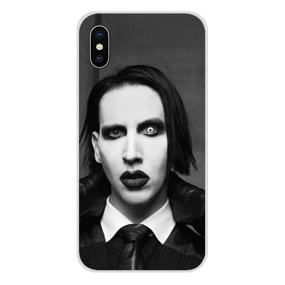 Accessories Phone Cases Covers For Xiaomi Redmi 4A S2 Note 3 3S 4 4X 5 Plus 6 7 6A Pro Pocophone F1 Marilyn Manson | Мобильные