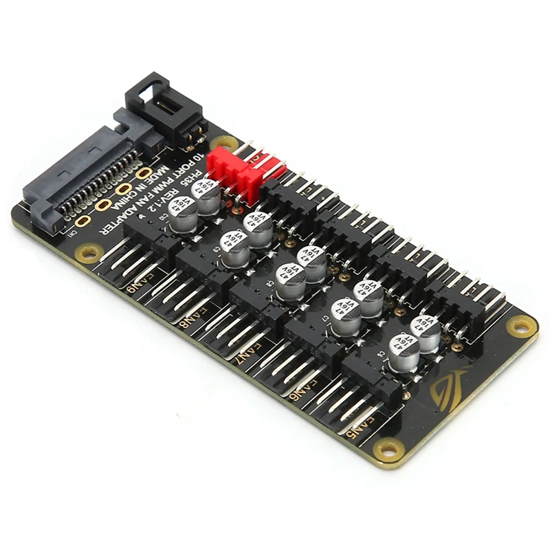 

PH35 PWM Fan HUB Motherboard Desktop PC Controller Adapter Support 3Pin 4Pin