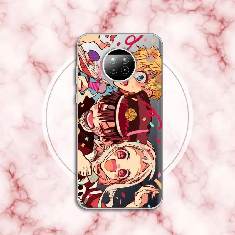

Jibaku Shounen Hanako kun anime Phone Case Transparent for Xiaomi Redmi note 10 t 8 9 pro lite 11