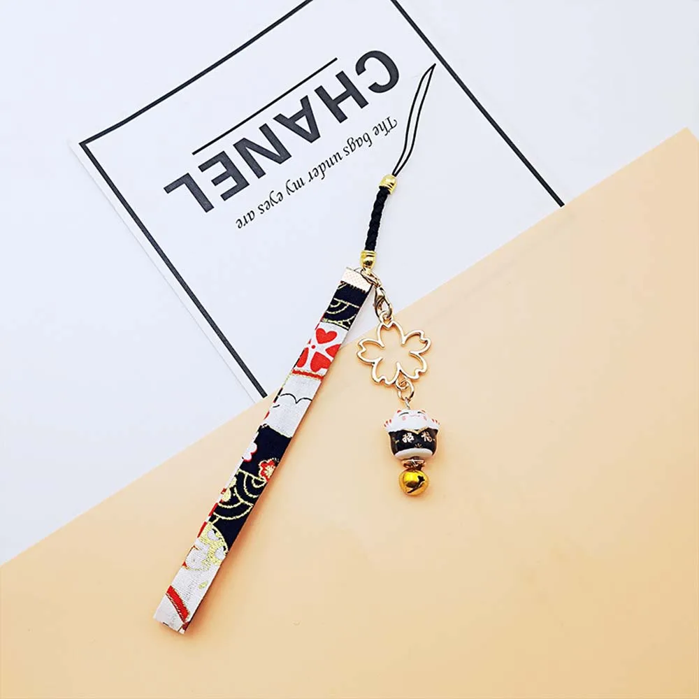 

1Pcs Phone Cute Strap Lanyards Daisy Flower Cat Bell Mobile Phone Hang Rope Charm Decor For Mobile Phone Accessories Cute