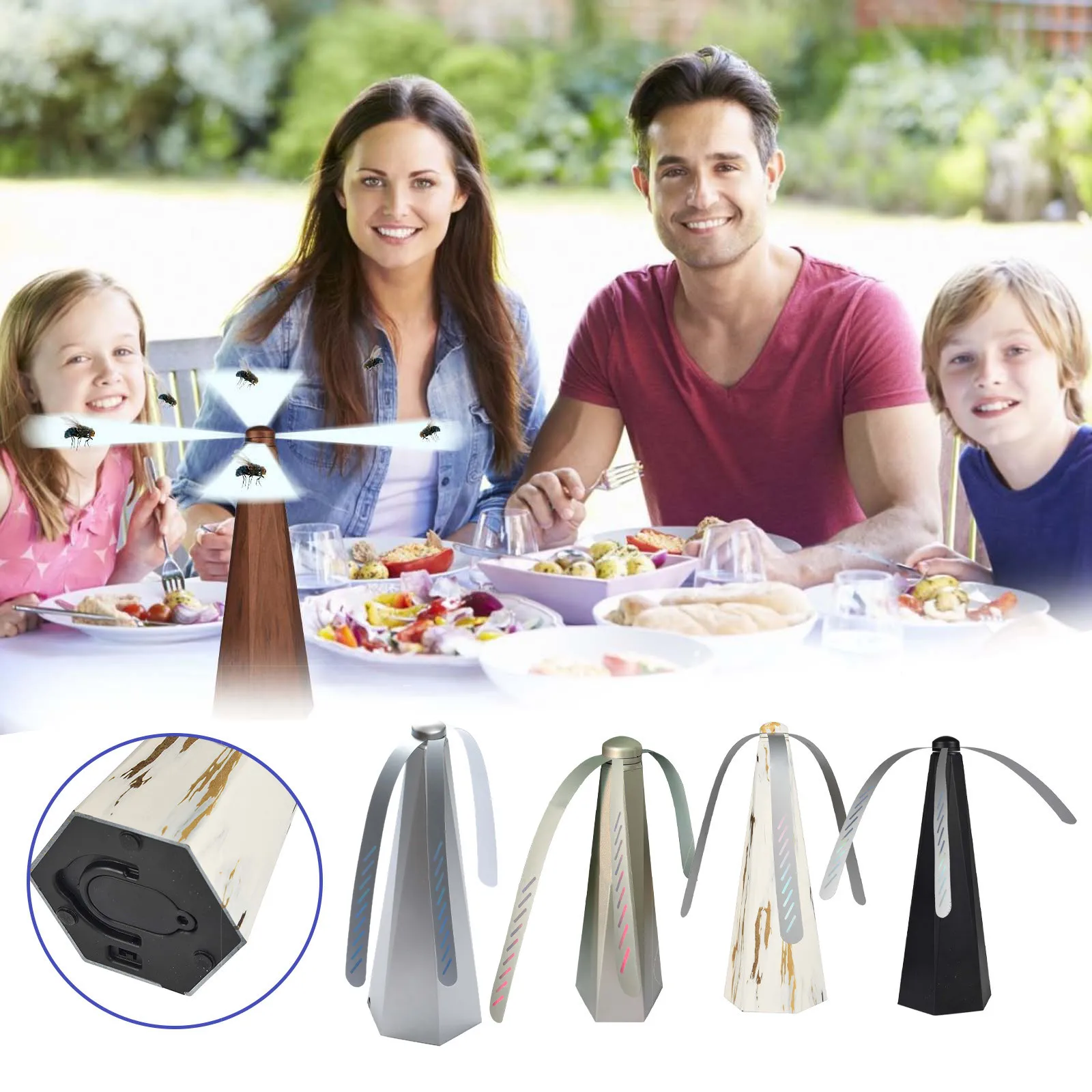 

Fly Repellent Fan Keep Flies And Bugs Away From Your Food Enjoy Outdoor Meal Fly Repellent Fan Electric Mosquito Repellent Fan