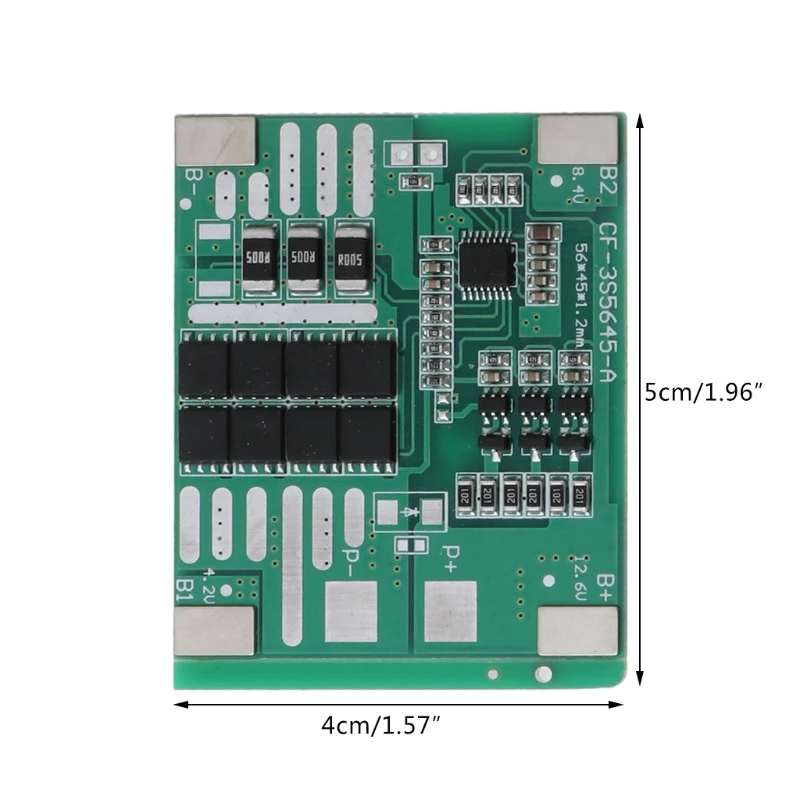 

2021 New 25A 12V 3S Polymer Li-ion Lithium 18650 Battery Charger PCB Protection Board