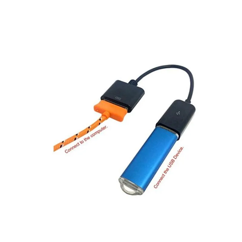 30-Pin Female to USB 2.0 Female Data and Charging Cable for iPhone and iPad - 10cm image 4