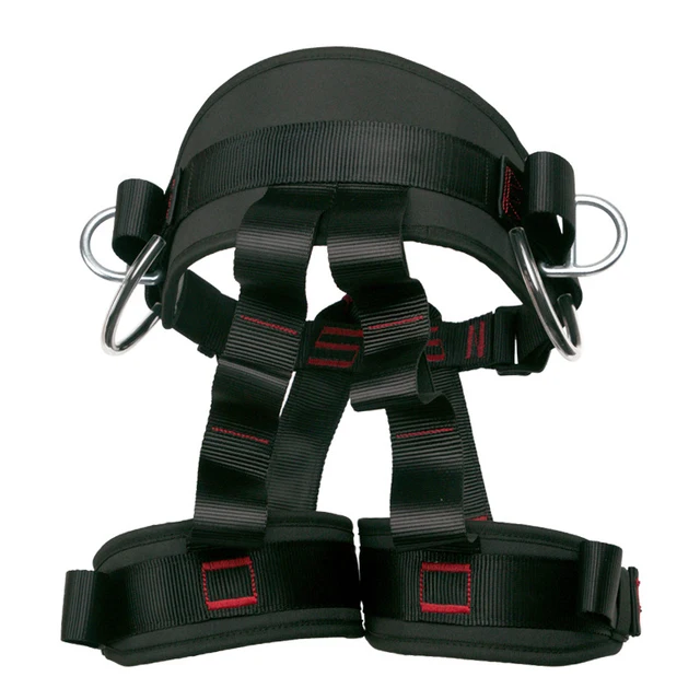 Camping Safety Belt 25KN Outdoor Rock Climbing Outdoor Expand Training Half Body Harness Protective Supplies Survival Equipment 5