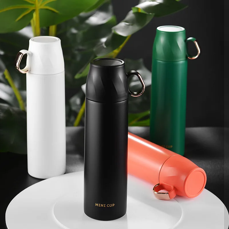 

500MLStainless Steel Creative Business Water Cup Tea Cup Coffee Cup Large Capacity Gift Cup Office Men's And Women's Thermos Cup