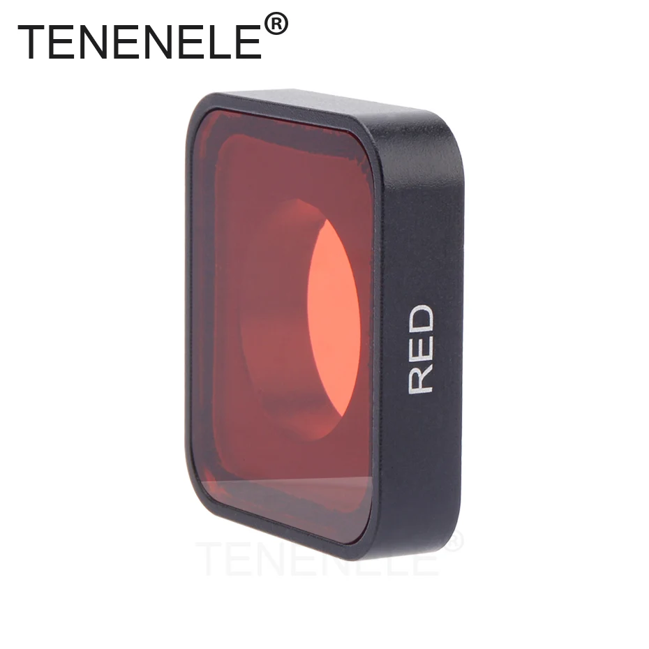 Red Filter Hero5/Hero6 поляризации UV ND 4, 8 16 Камера фильтры для GoPro Hero 5/5 черный/6/ красный Желтый Пурпурный фильтр для дайвинга аксессуары - Цвет: Red Filter