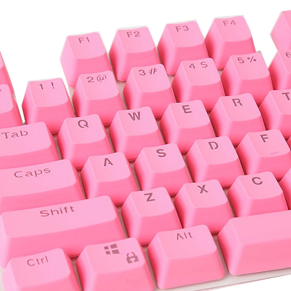 

106 Keys PBT Solid Color Backlight Keycaps Replacement for Mechanical Keyboard