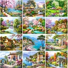 2021 новыйdiy декор для дома вышивка картина по номерам вышивка крестом наборы сельский пейзаж алмазная вышивка полная декор на стену картины по номерам украшения сделай сам подарокалмазная мозаика