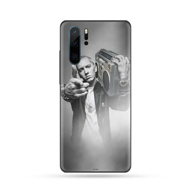 Роскошный чехол для телефона singer actor eminem USA Huawei Honor 7C 7A 8X 8A 9 10 10i Lite 20 NOVA 3i 3e |