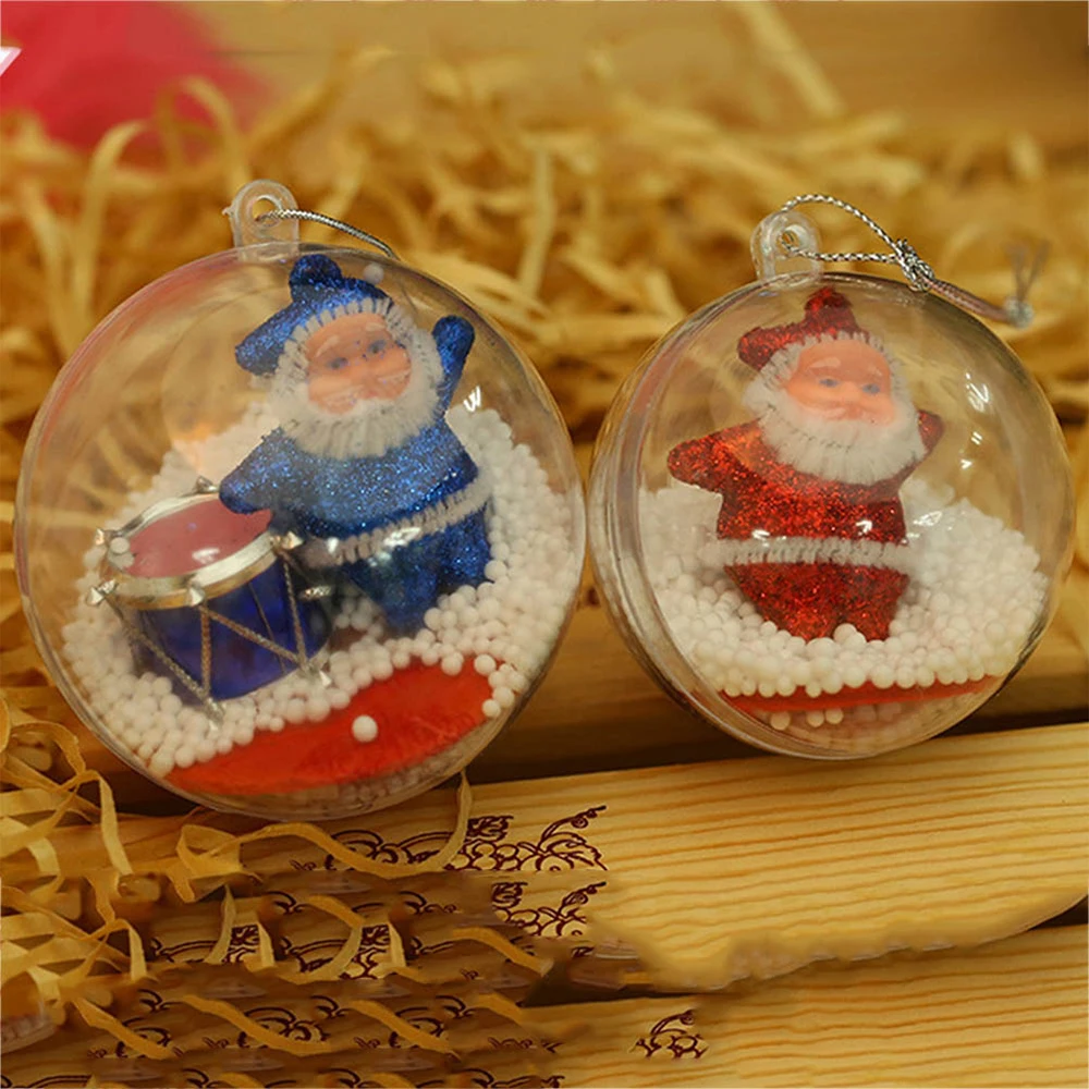 5 шт Рождественский пластиковый полый шар украшение коробки для конфет DIY