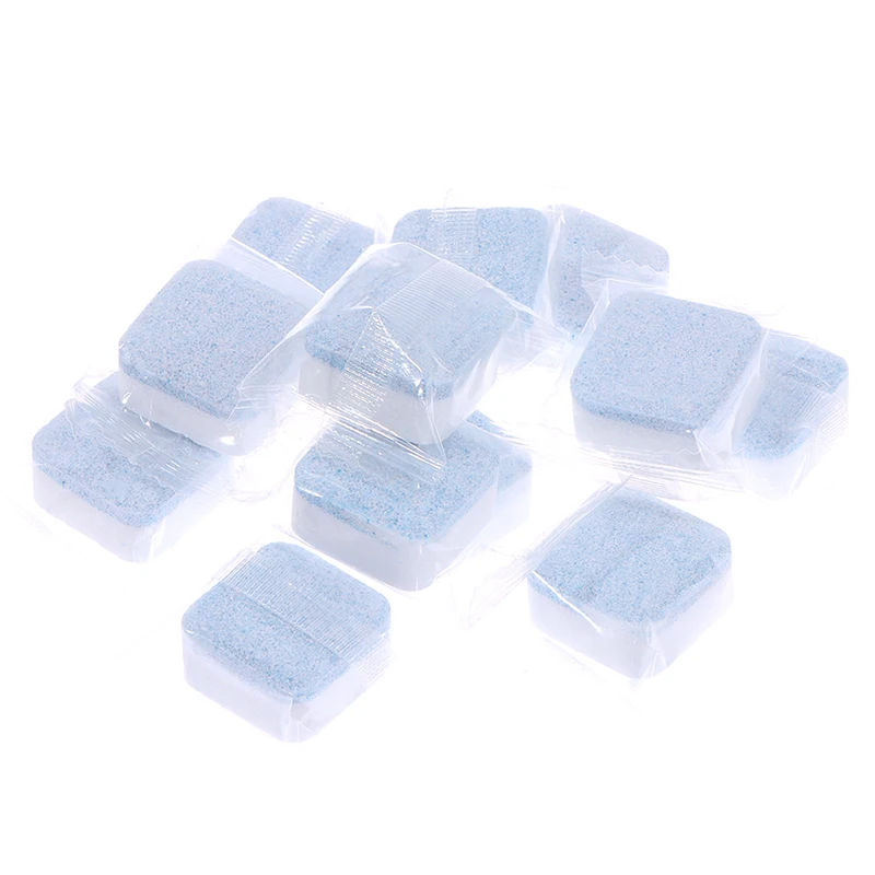 12 шт. шипучий очиститель для стиральной машины|Губки и металлические мочалки| |