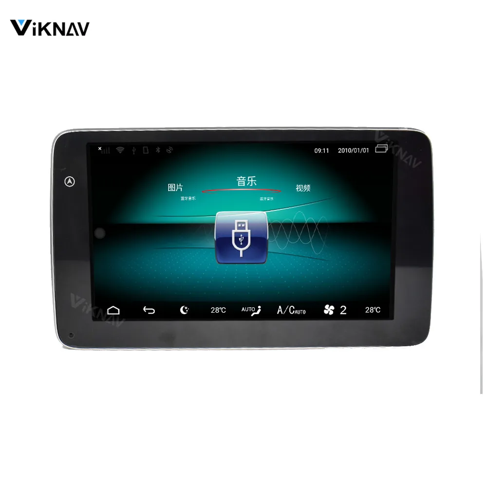 

Double din Android Car radio Stereo receiver for Benz C NTG 5.5 2019-2020 auto multimedia player autoradio GPS support carplay