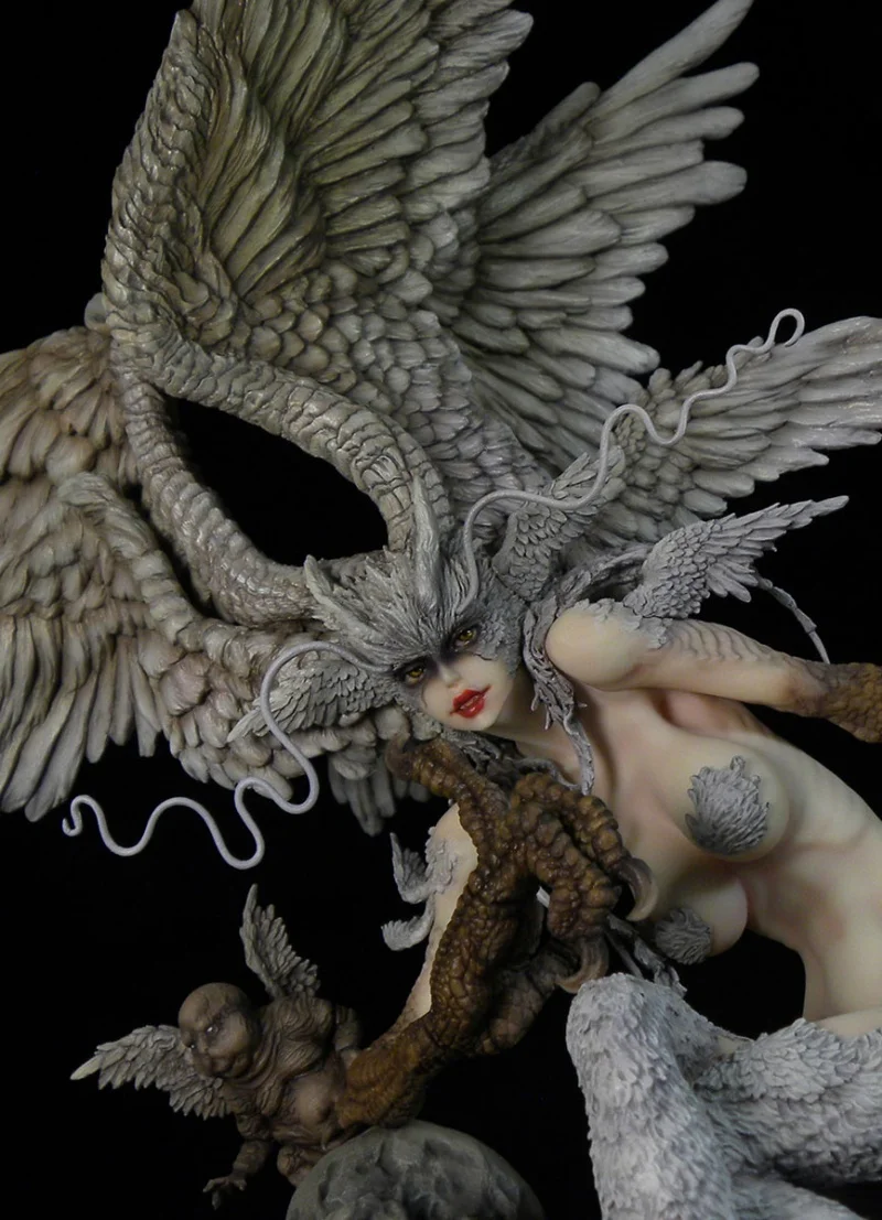 

GK hand do resin people die.it evil Devil Man temple demon bird die.it okada version