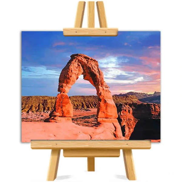 

Arches National Park Picture DIY Painting By Numbers Colouring Zero Basis HandPainted Oil Painting Unique Gift Home Decor