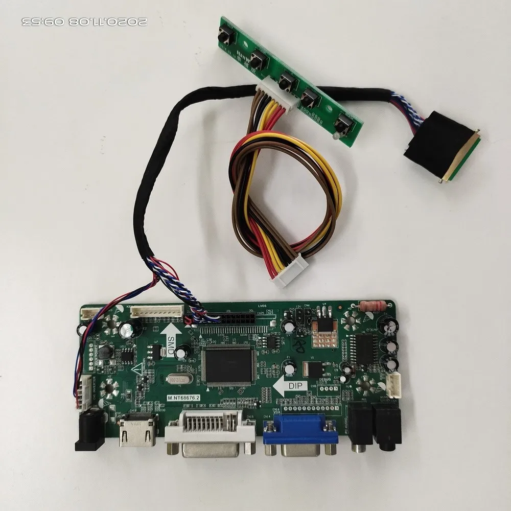 

Kit for B156XW02 V2 HW0A B156XW02 V 1366x768 Screen HDMI-compatible LCD 40pin M.N68676 Controller Board VGA DVI Panel LED