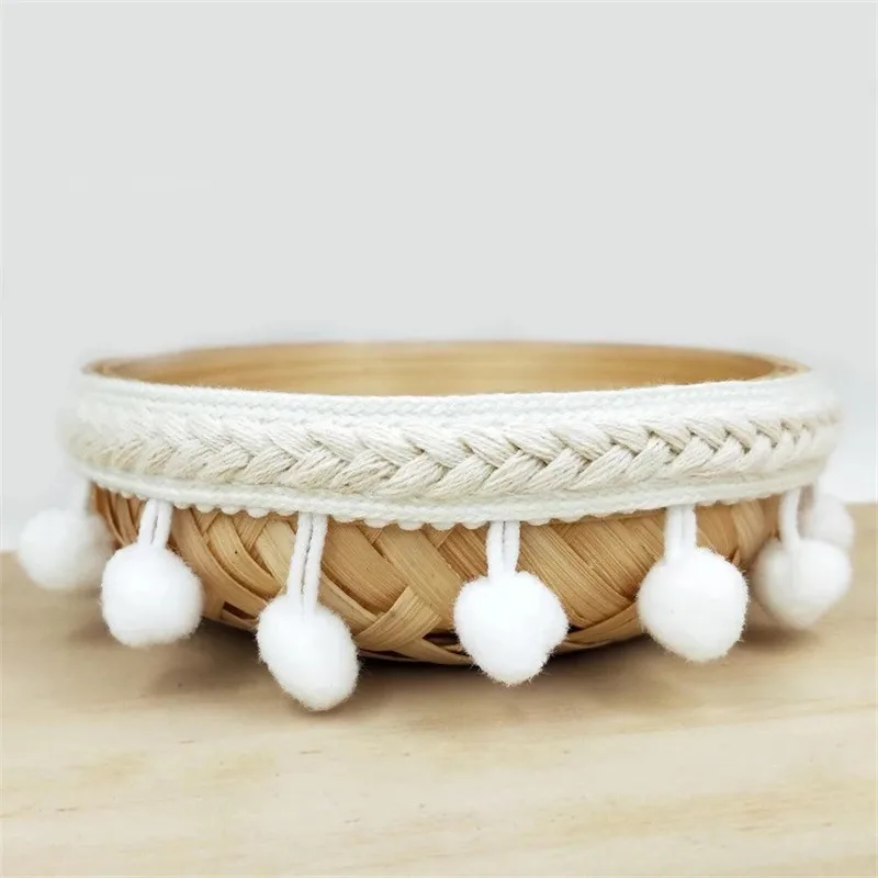 3 ярда винтажная вышитая отделочная лента 1 2 см помпон искусственные поделки