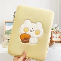 new ins yellow bear mac ipad air 4 pro 9 7 10 8 laptop case korean fashion bear 11 13 13 3 15 inch tablet inner sleeve bag pouch