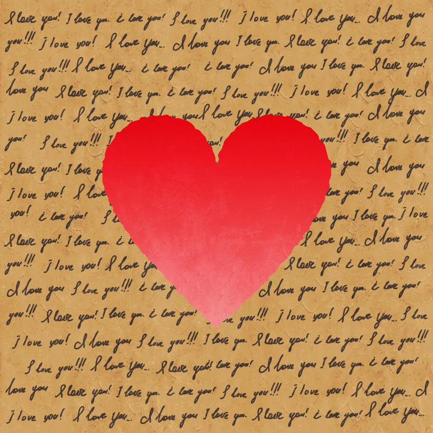 Прозрачные штампы 11x16 см с надписью love you|Штампики| |
