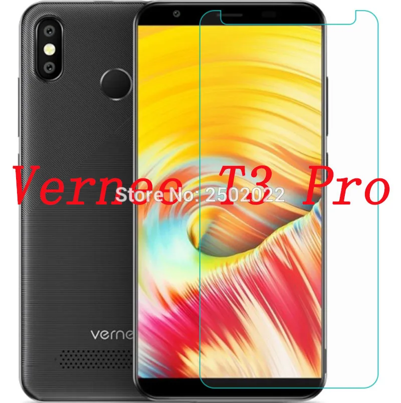 Закаленное стекло 9H для смартфона Vernee T3 Pro T3PRO защитная пленка экрана крышка