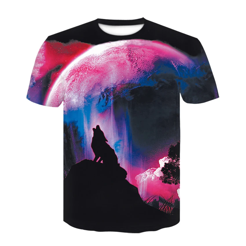 

3d Tshirt Animal T shirt Men Owl Funny T shirts Ferocious Tshirt Printed Harajuku Shirt Print Hip Hop T-shirts 3d Short Sleeve