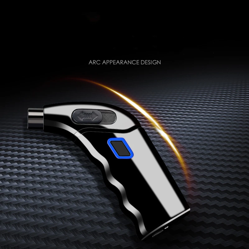 Ветрозащитная металлическая плазменная зажигалка с двойной дугой | Дом и сад