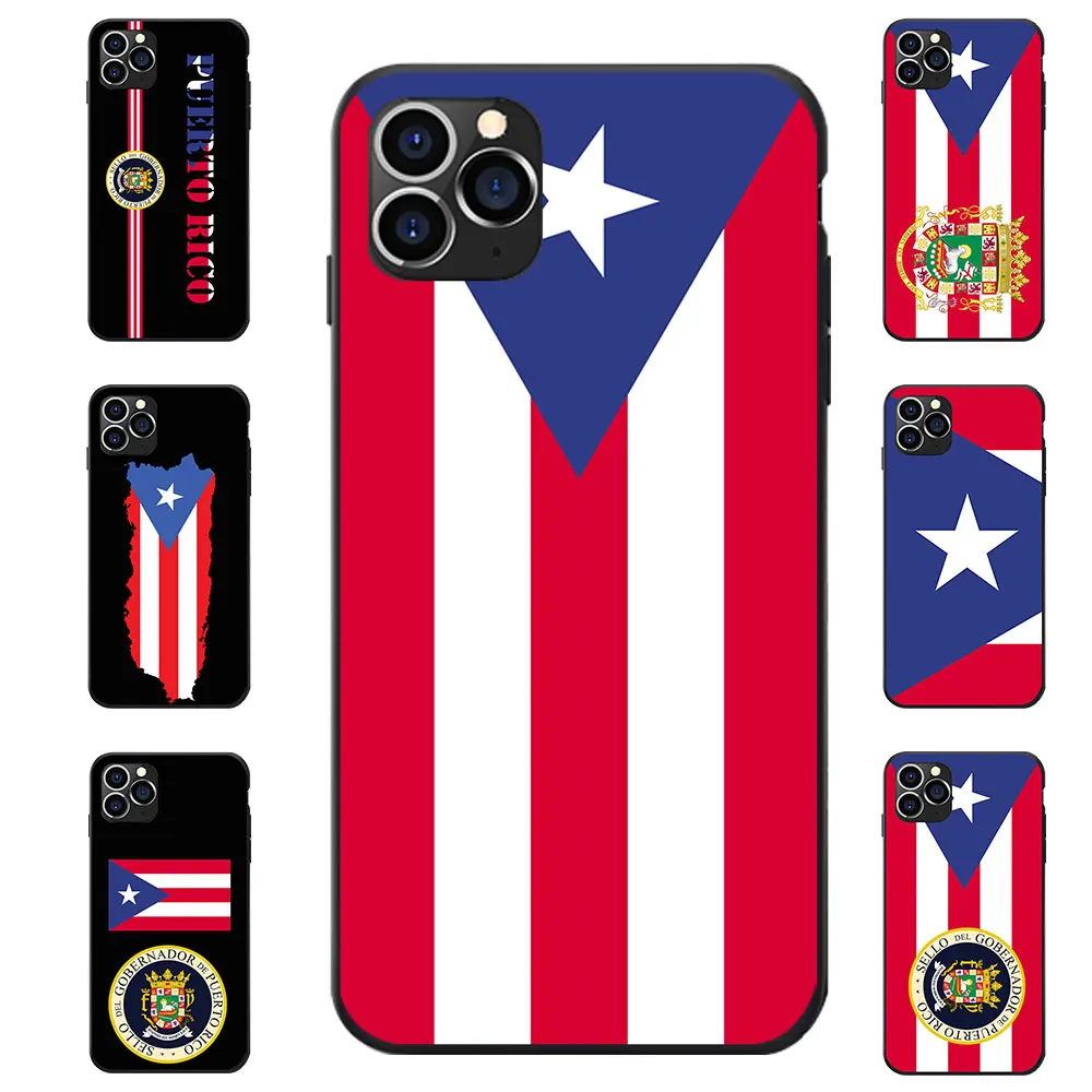 Чехлы для телефонов из ТПУ с национальным флагом Пуэрто-Рико и гербом VIVO X21 23 S5 V17