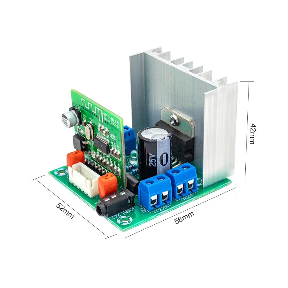 AIYIMA Bluetooth TDA7297 стерео усилитель мощности 15Wx2 домашний кинотеатр аудио Мини Amp DIY