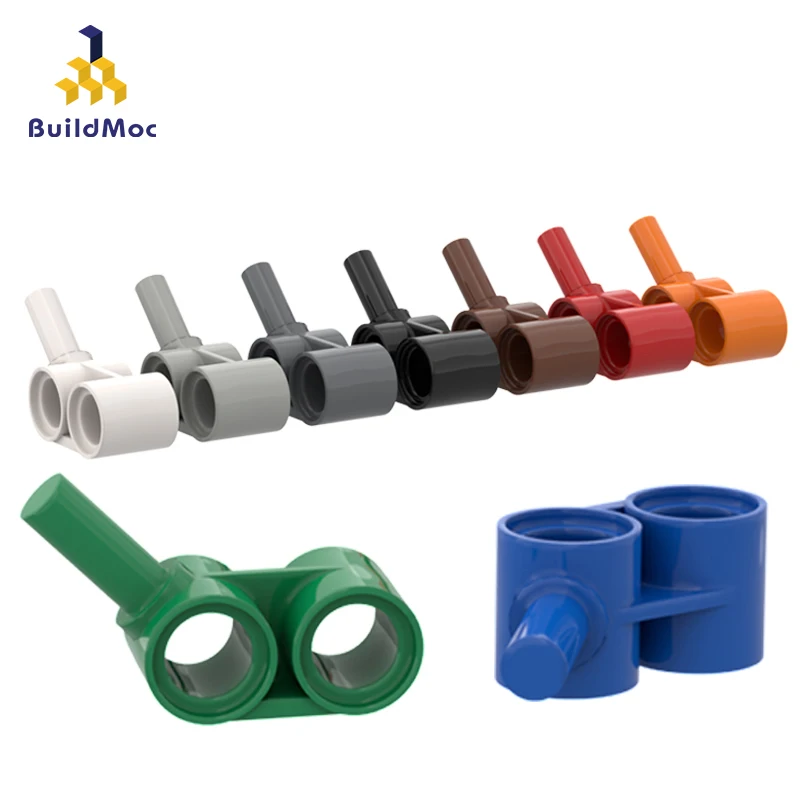 

BuildMOC Compatible Assembles Particles 85940 1x2 tech rod with thin rod Building Blocks Parts DIY Educational gift Toys