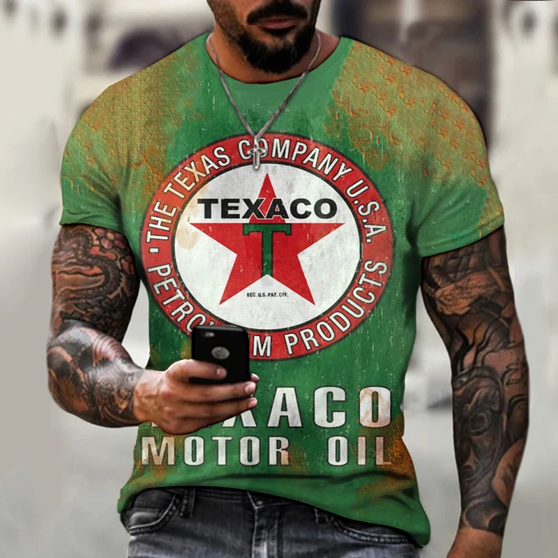 

New Hot-Selling Men's T-shirts Everyday Casual 3D T-shirt Summer Fashion Tops Breathable Short Sleeve O-Neck Streetwear