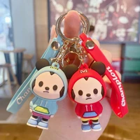 cartoon sports mouse cute keychain couple doll bag key chain pendant car pendant creative gift