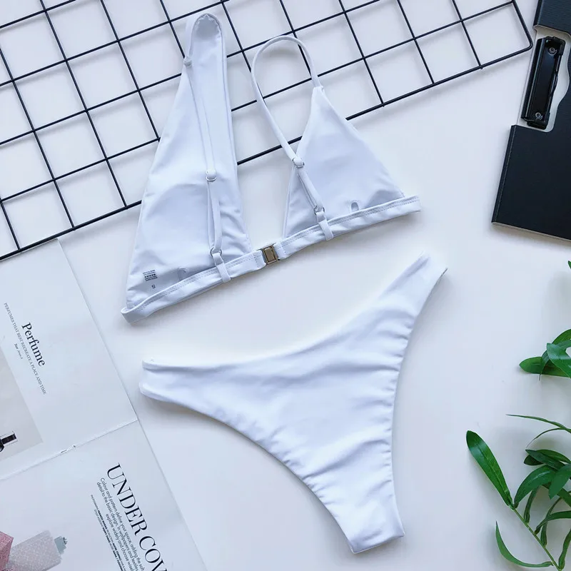 Женский купальный костюм с леопардовым принтом на одно плечо вырезами