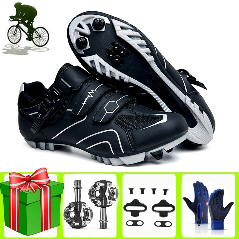

Bicycle Shoes Men Outdoor Sports Mountain Bike Shoes Sapatilha Ciclismo Self-locking Non-slip Assist Hard-soled Racing Women's