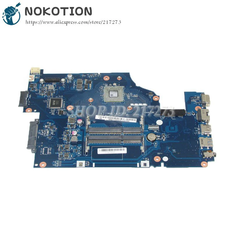 Материнская плата NOKOTION Z5WAE LA-B232P для ноутбука Acer aspire E5-521 материнская DDR3 NBMLF11004