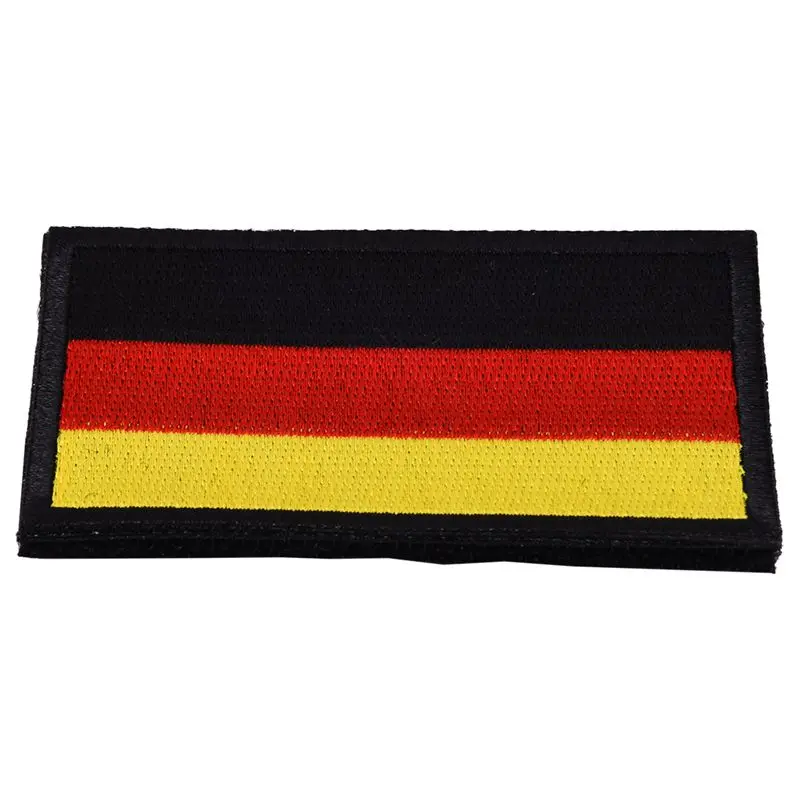 Национальный флаг вышивка 3D значок патч Военная нарукавная нашивка задняя