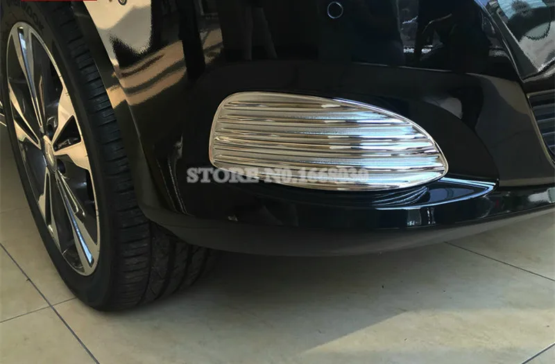 АБС пластик хром передний бампер решетка туман светильник накладка 2 шт. для Benz V