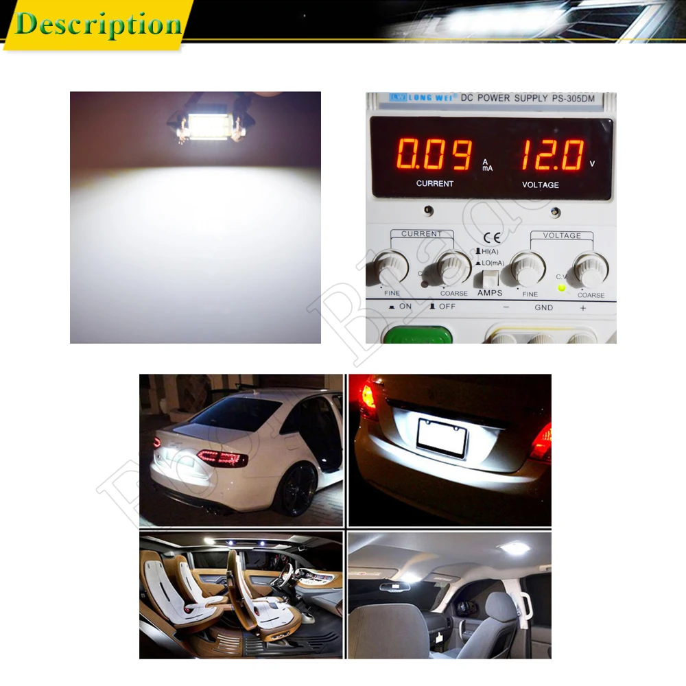 Фотоподвеска C10W C5W Φ 28 мм подходит для автомобильных лампочек внутреннего Купола